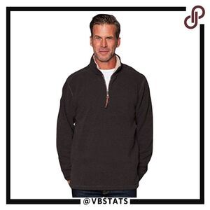 True Grit 1/2 Zip Sueded Soft Sherpa‎ Midnight Jacket in Size Medium